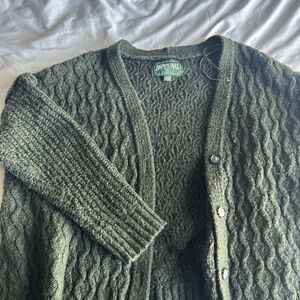 American Eagle Outfitters Women's Olive Cardigan